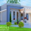 Modern 3-Bedroom House Design – Elegant, Spacious | ID 2311