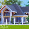 Elegant 4-Bedroom House Plan with Modern Comfort | ID 2312