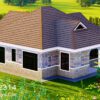 Duplex 3 Bedroom Plan | Affordable House Design | ID 2314