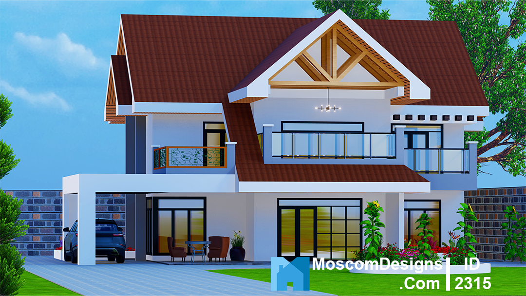 4-Bedroom Maisonette House Design | ID 2315