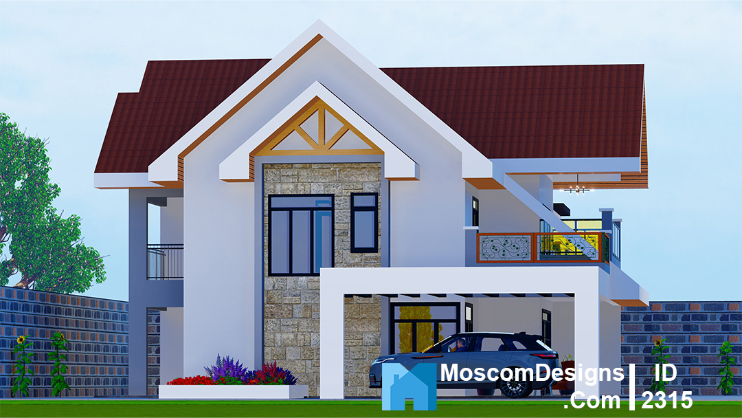 4-Bedroom Maisonette House Design | ID 2315