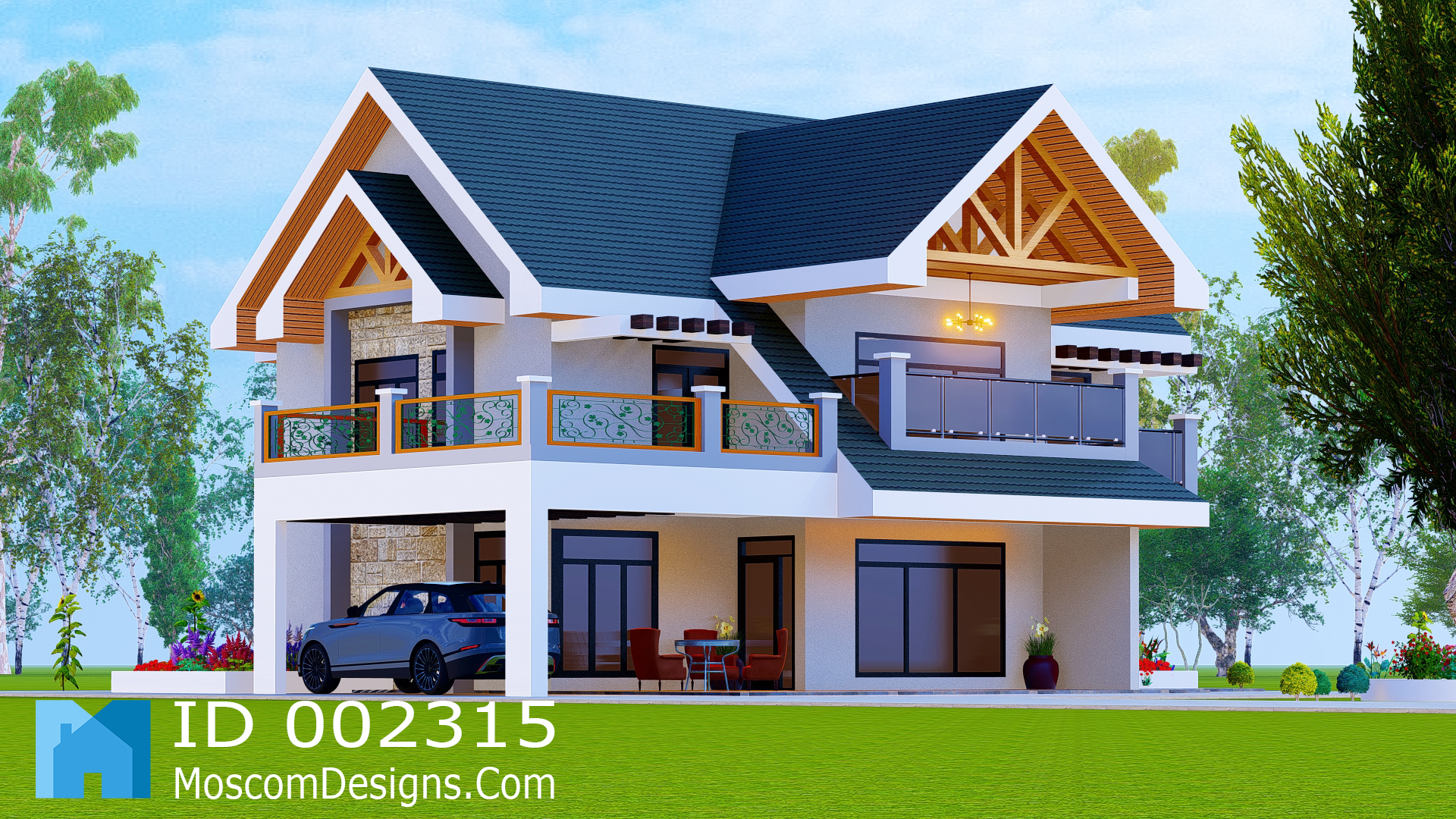 4-Bedroom Maisonette House Design | ID 2315