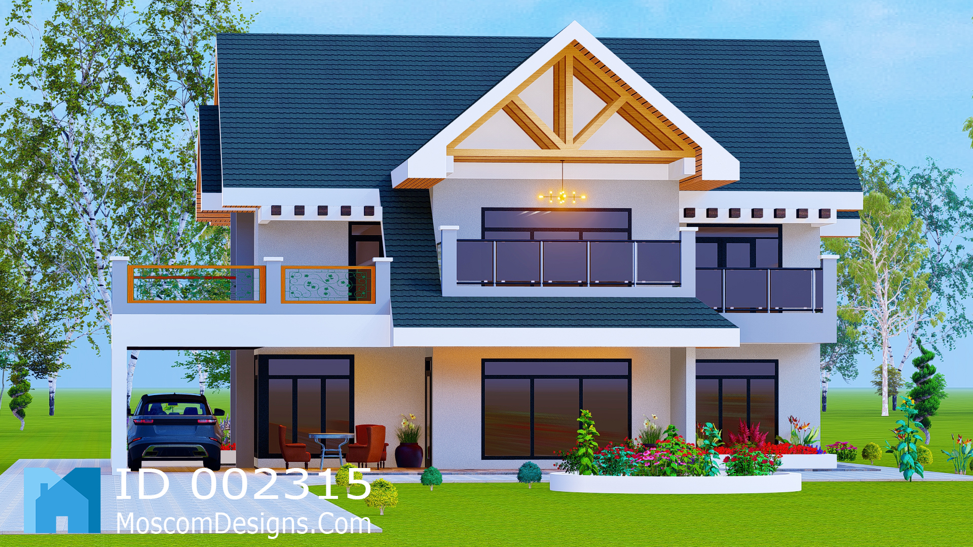 4-Bedroom Maisonette House Design | ID 2315