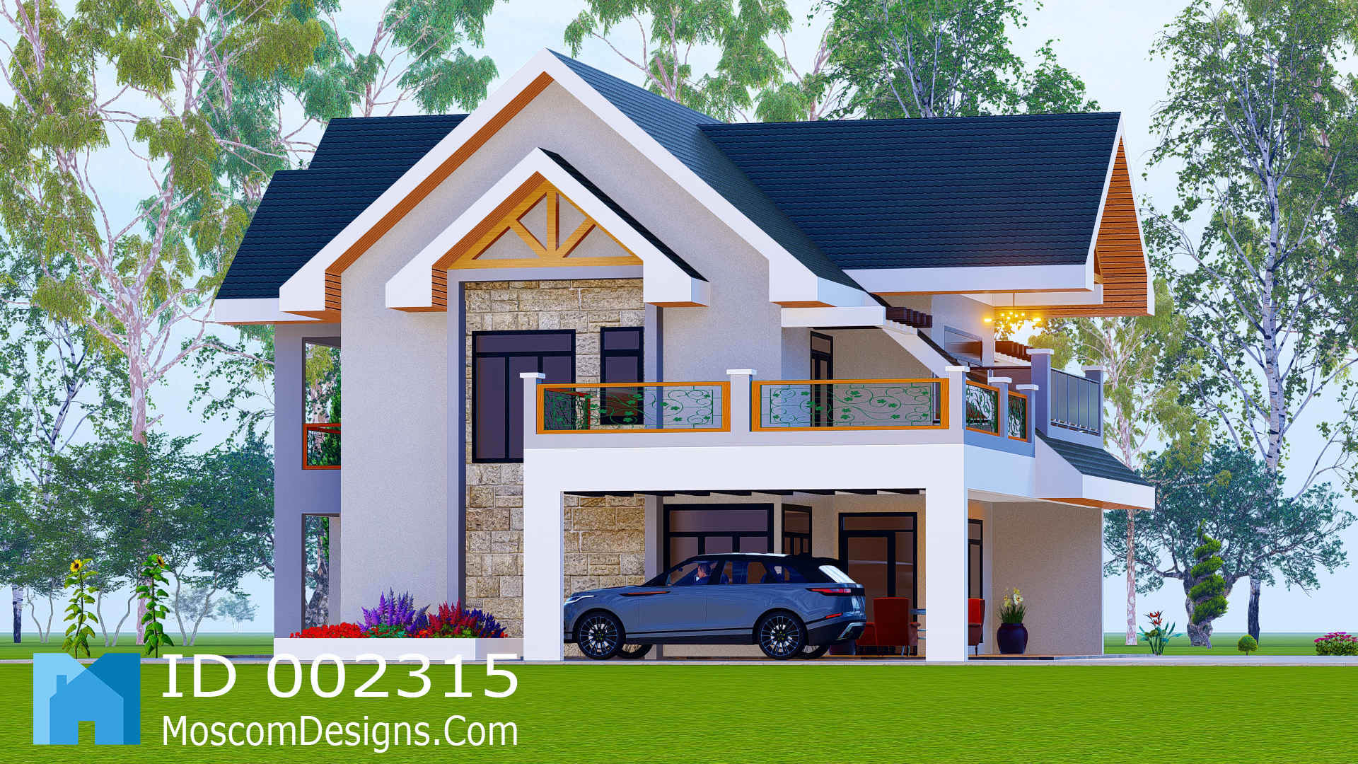 4-Bedroom Maisonette House Design | ID 2315