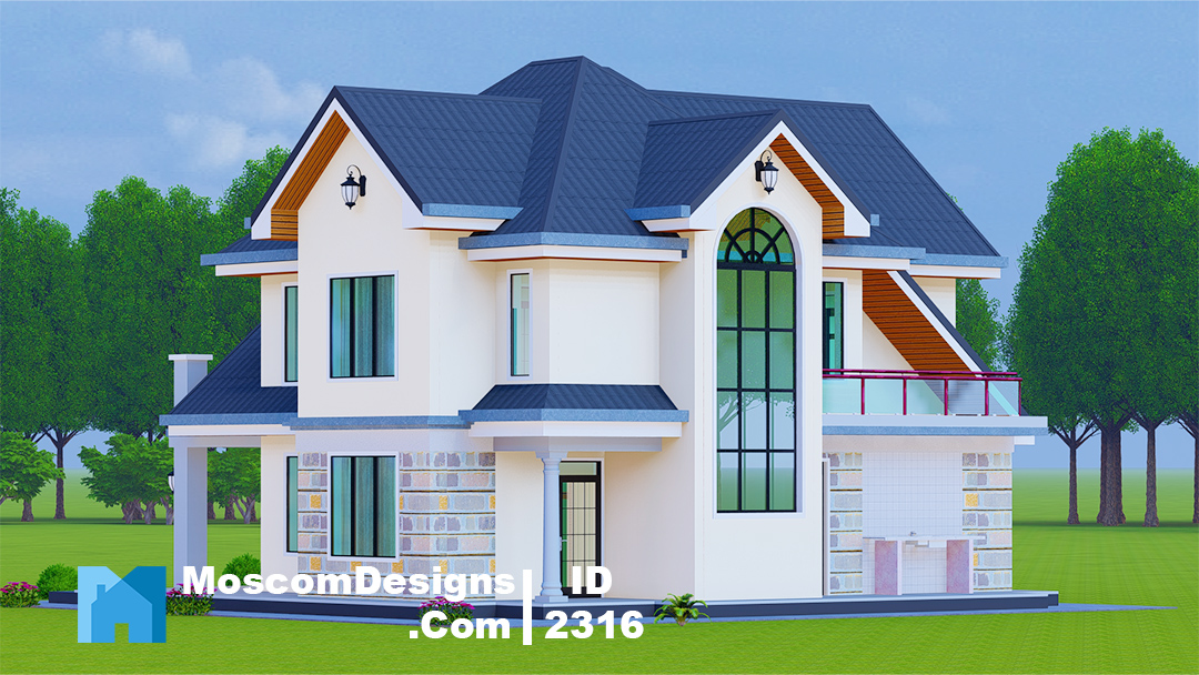 Modern 4Bedroom House Plan