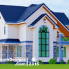 Modern 4Bedroom House Plan