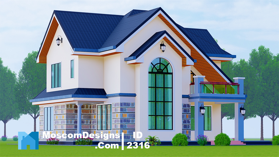 Modern 4Bedroom House Plan