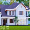 Modern 4Bedroom House Plan – Stylish Family Home | ID 2316