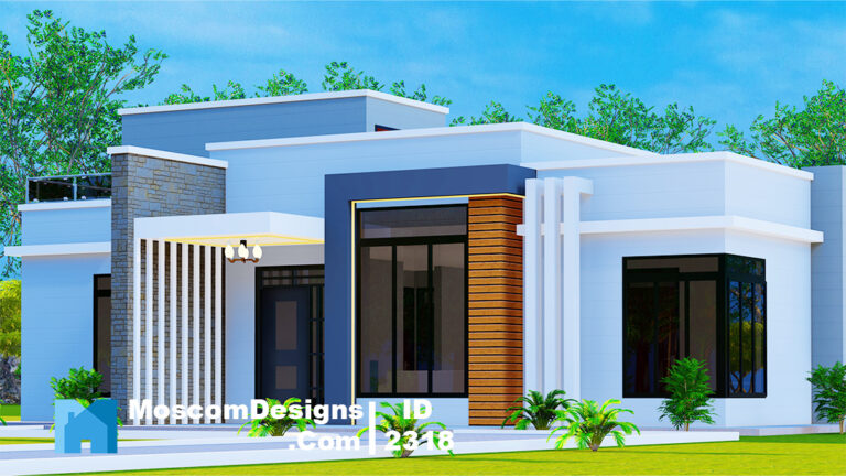 3-Bedroom House Plan – Contemporary Home Design | ID 2318