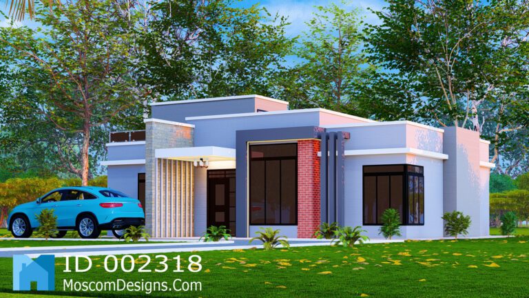 3-Bedroom House Plan – Contemporary Home Design | ID 2318