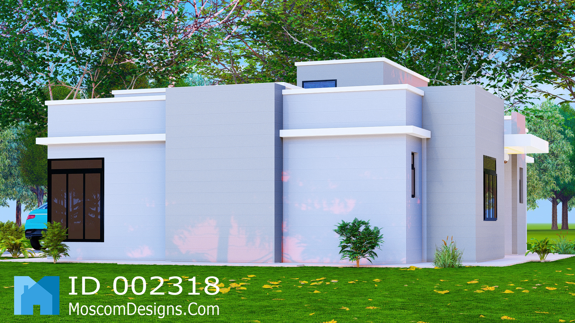 3-Bedroom House Plan – Contemporary Home Design | ID 2318