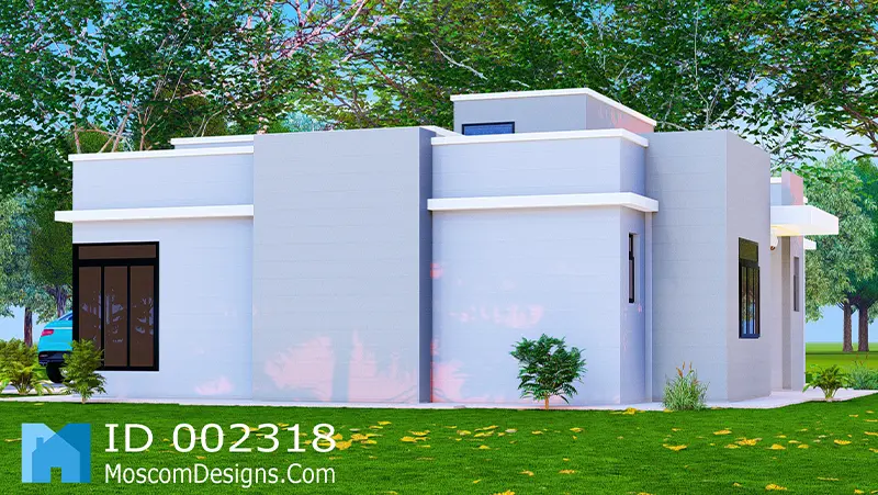 3-Bedroom House Plan – Contemporary Home Design ID 2318 +254703721899