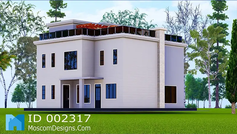 4-Bedroom House Plan – Modern Spacious Home Design ID 2317 +254703721899