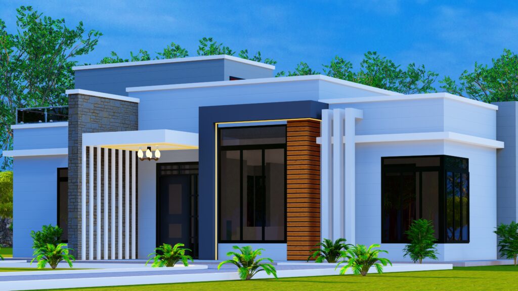 3-Bedroom House Plan – Contemporary Spacious Home Design