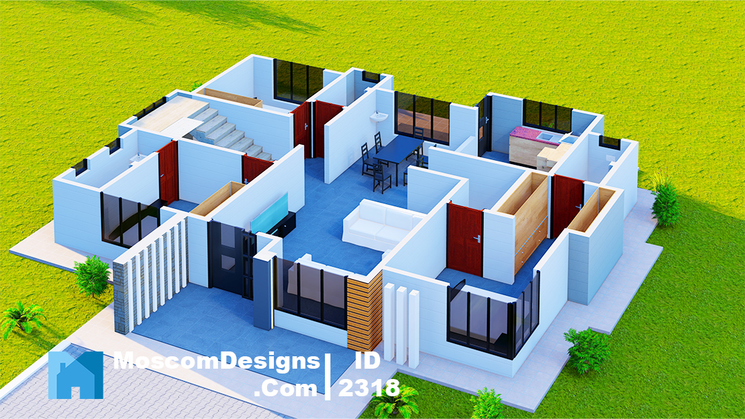 3-Bedroom House Plan