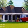 Duplex 3 Bedroom Plan Affordable House Design ID 2314 +254703721899