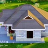 Duplex 3 Bedroom Plan Affordable House Design ID 2314 +254703721899