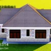 Duplex 3 Bedroom Plan Affordable House Design ID 2314 +254703721899