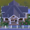 Elegant 4-Bedroom House Plan with Modern Comfort ID 2312