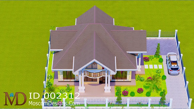 Elegant 4-Bedroom House Plan with Modern Comfort ID 2312 +254703721899