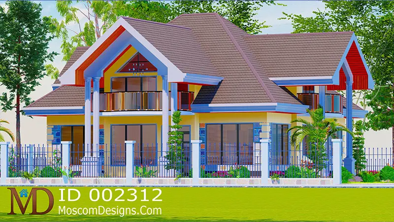Elegant 4-Bedroom House Plan with Modern Comfort ID 2312 +254703721899