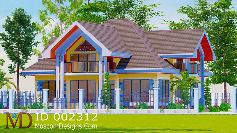Elegant 4-Bedroom House Plan with Modern Comfort ID 2312 +254703721899
