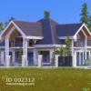 Elegant 4-Bedroom House Plan with Modern Comfort ID 2312