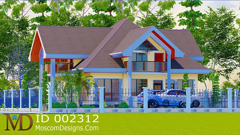 Elegant 4-Bedroom House Plan with Modern Comfort ID 2312 +254703721899