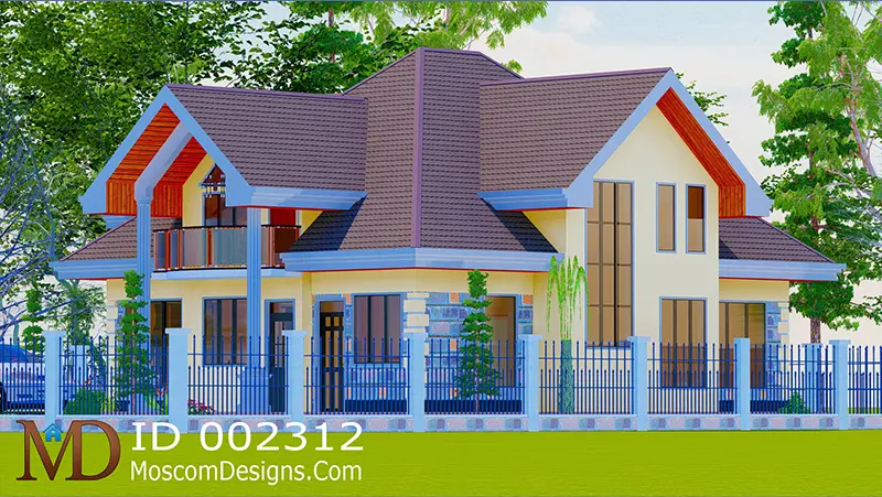Elegant 4-Bedroom House Plan with Modern Comfort ID 2312 +254703721899