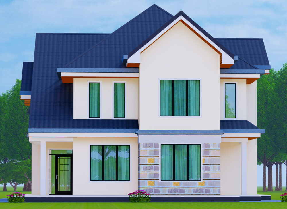 Modern 4Bedroom House Plan