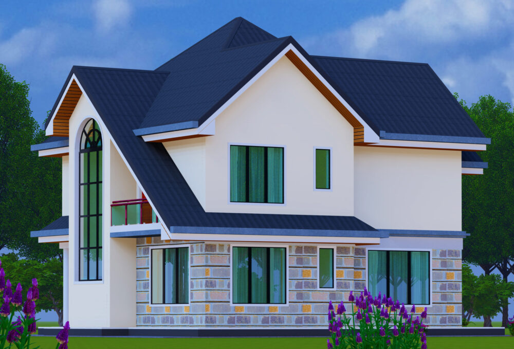 Modern 4Bedroom House Plan