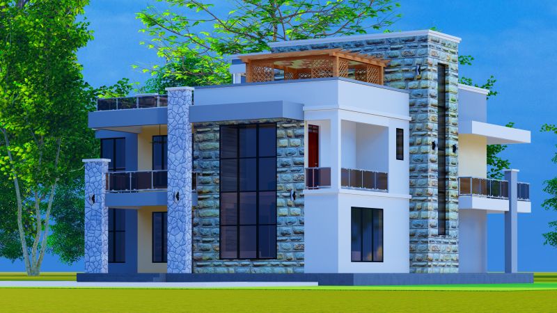 Spacious 4-Bedroom, 2-Story House Plan