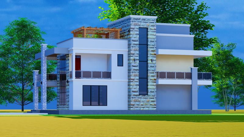 Spacious 4-Bedroom, 2-Story House Plan