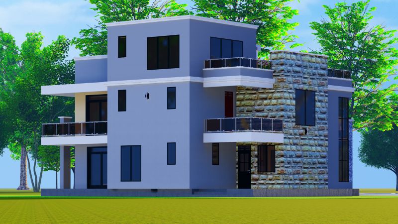 Spacious 4-Bedroom, 2-Story House Plan