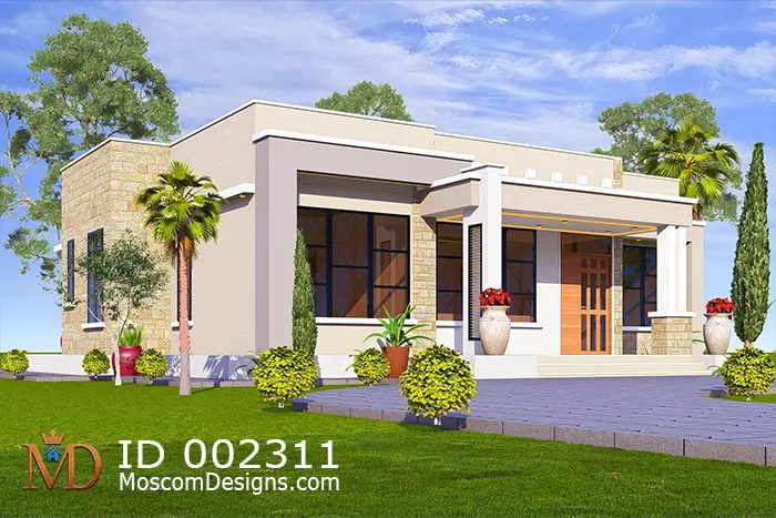 Modern 3 Bedroom House Design Elegant Spacious ID 2311 +254703721899