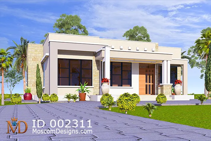 Modern 3 Bedroom House Design Elegant Spacious ID 2311 +254703721899