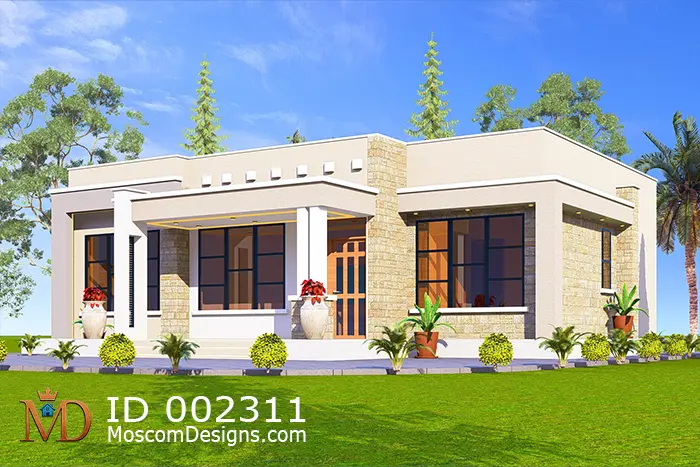 Modern 3 Bedroom House Design Elegant Spacious ID 2311 +254703721899