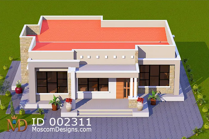 Modern 3 Bedroom House Design Elegant Spacious ID 2311 +254703721899
