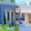 Modern 3-Bedroom House Design – Elegant, Spacious ID 2311 +254703721899