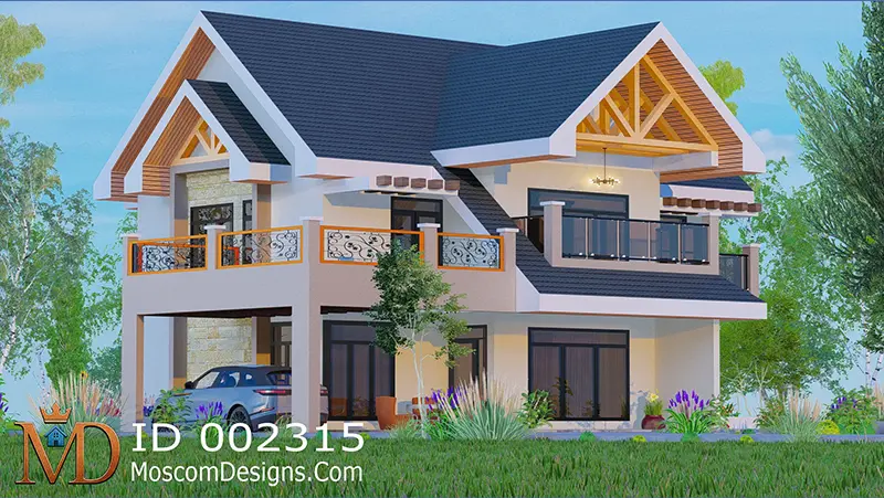 Modern 4-Bedroom Maisonette Design | ID 2315