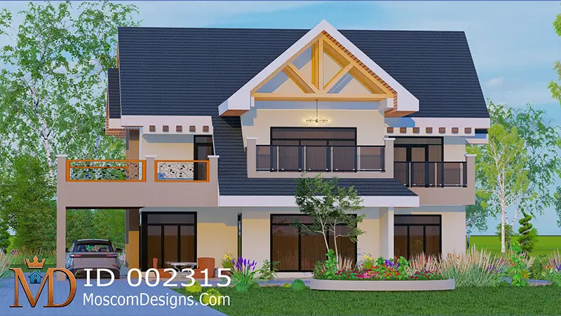 Modern 4-Bedroom Maisonette Design ID 2315 +254703721899