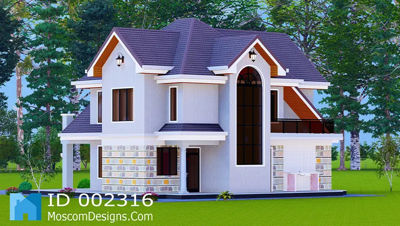 Modern 4Bedroom House Plan – Stylish Family Home ID 2316 +254703721899