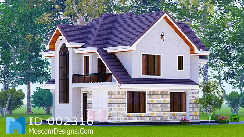 Modern 4Bedroom House Plan – Stylish Family Home ID 2316 +254703721899
