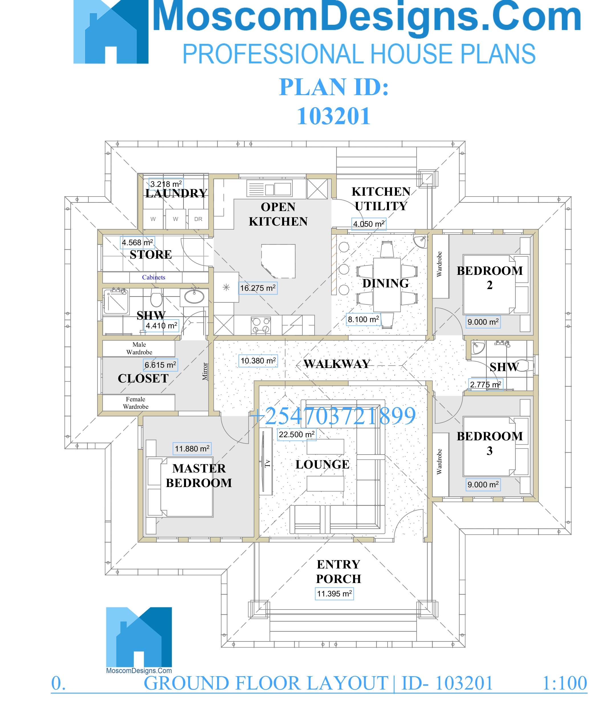 3 Bedrooms Country House