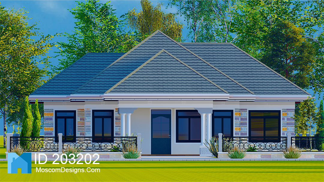 Modern 3bedroom Bungalow Plan