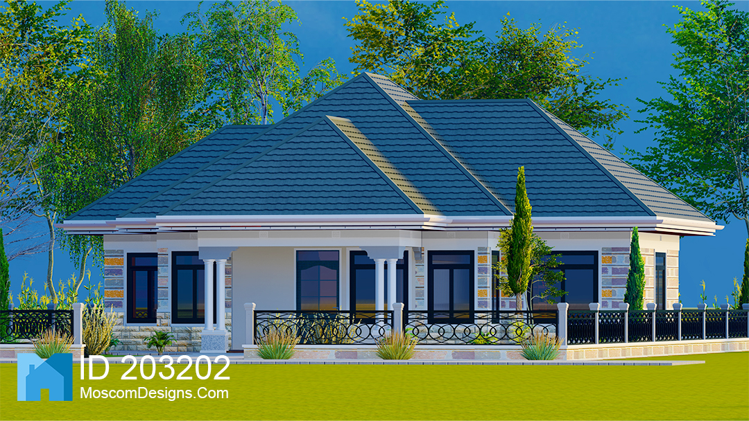 Modern 3bedroom Bungalow Plan