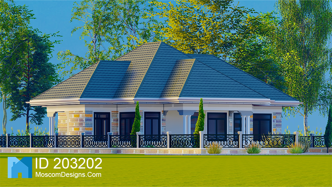 Modern 3bedroom Bungalow Plan