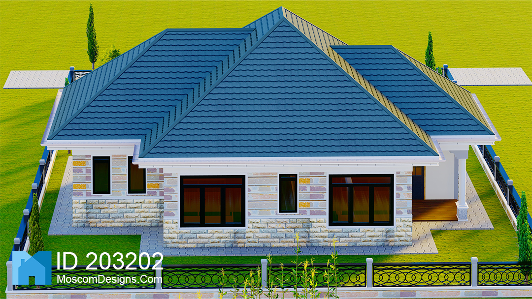 Modern 3bedroom Bungalow Plan