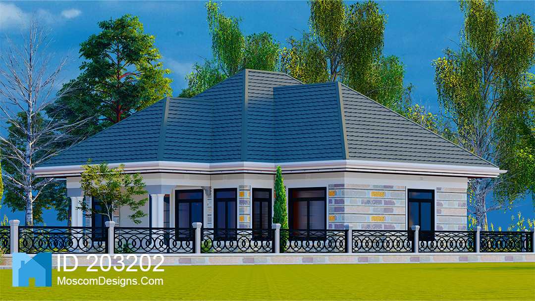 Modern 3bedroom Bungalow Plan
