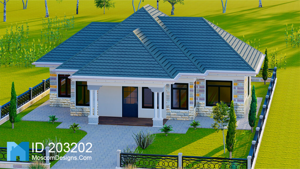 Modern 3bedroom Bungalow Plan –Affordable Home | ID 203202